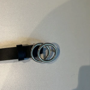 Svart skärp - Svart skärp med silverringar från Lindex. Storlek 75 cm. Använt mad 3 gånger. Säljer då det inte används nu. Jättebra skick. KOLLA MIN PROFIL💞