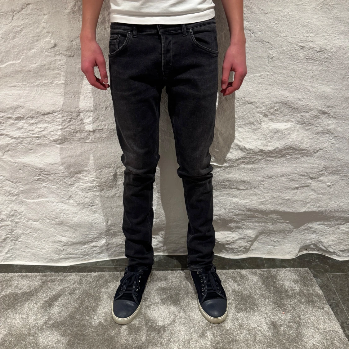 Svarta Dondup Ritchie jeans