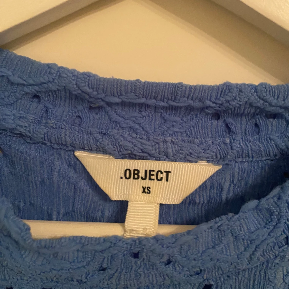 Blå spetsblus från Object - 1