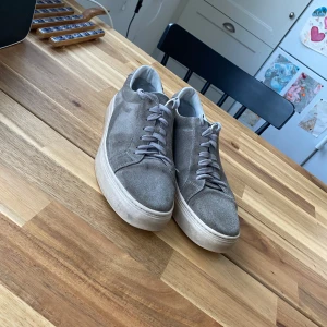 Vagabond Paul 2.0 - Snygga grå sneakers från Vagabond modell Paul 2.0 i mocka med snörning. De har en stilren design med en vit sula som ger en modern look. Perfekta för en avslappnad stil. Feta skor i storlek 43