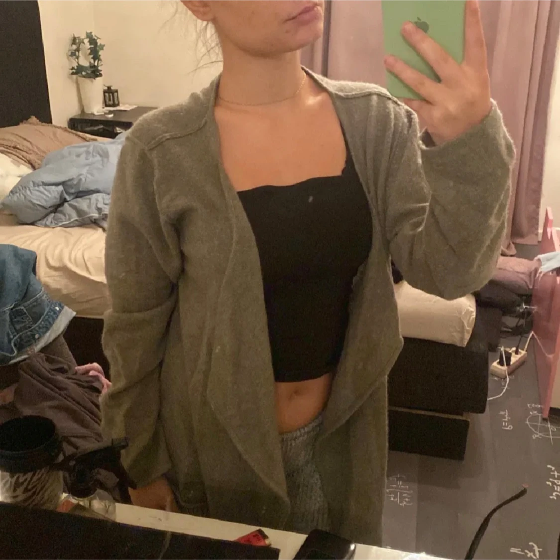 Grå kashmirtröja från TAUP - 93