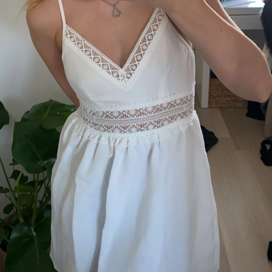 Vit klänning från Shein