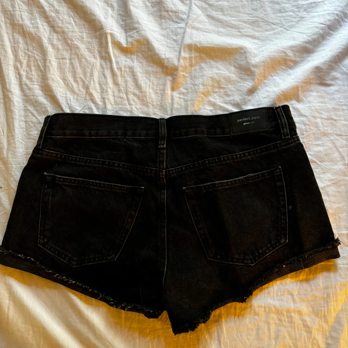 Lågmidjade Jeansshorts - 90