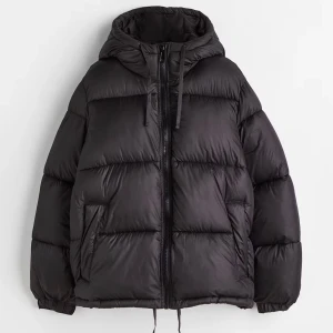 Svart vinterjacka  - Svart vinterjacka i bra skick köpt från hm förra året! Skriv för fler bilder och info🩷