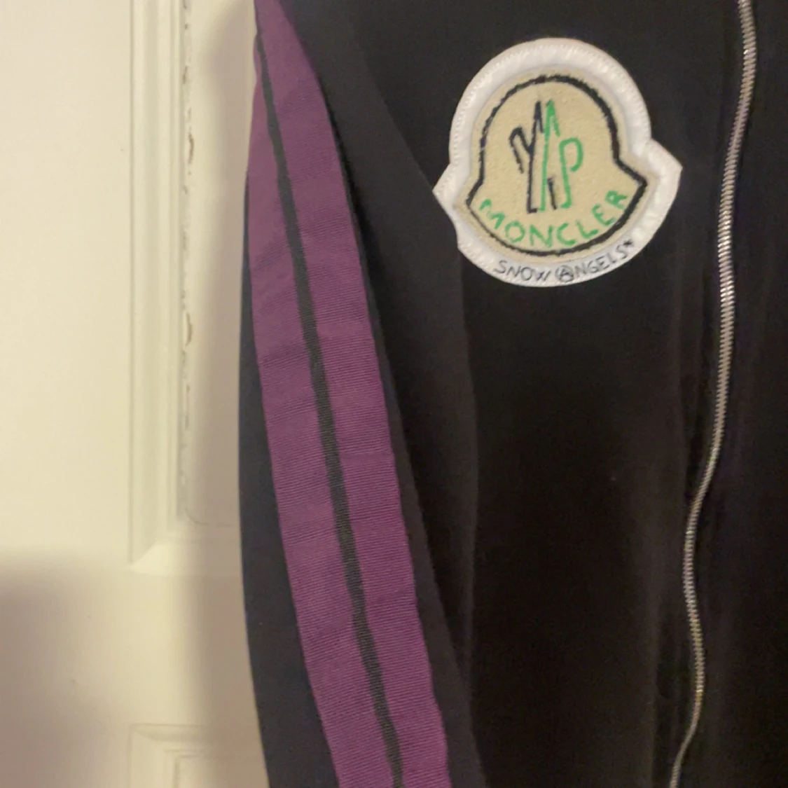 Svart jacka från Moncler x Palm Angels