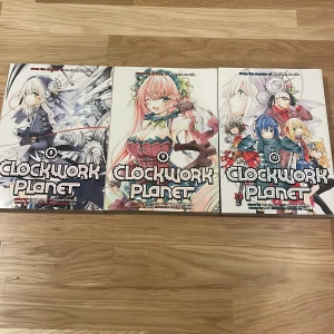 Clockwork Planet 8-10 - Säljer volymerna 8-10 av mangan Clockwork Planet. De är i fint skick. Säljs för 35kr/st men som paket för 100kr⭐️Finns i Halmstad men kan skickas.
