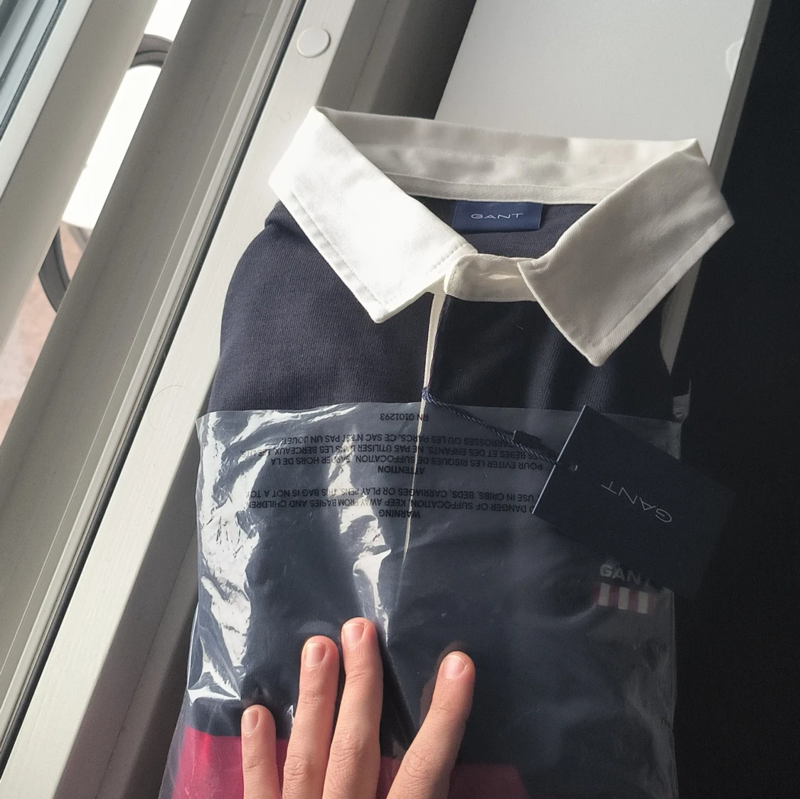 Randig pikétröja från GANT - 4