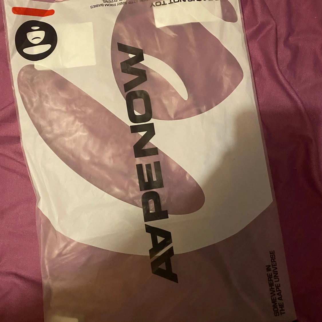 Vit mössa från Bape äta mössa köpt i butiken - 2