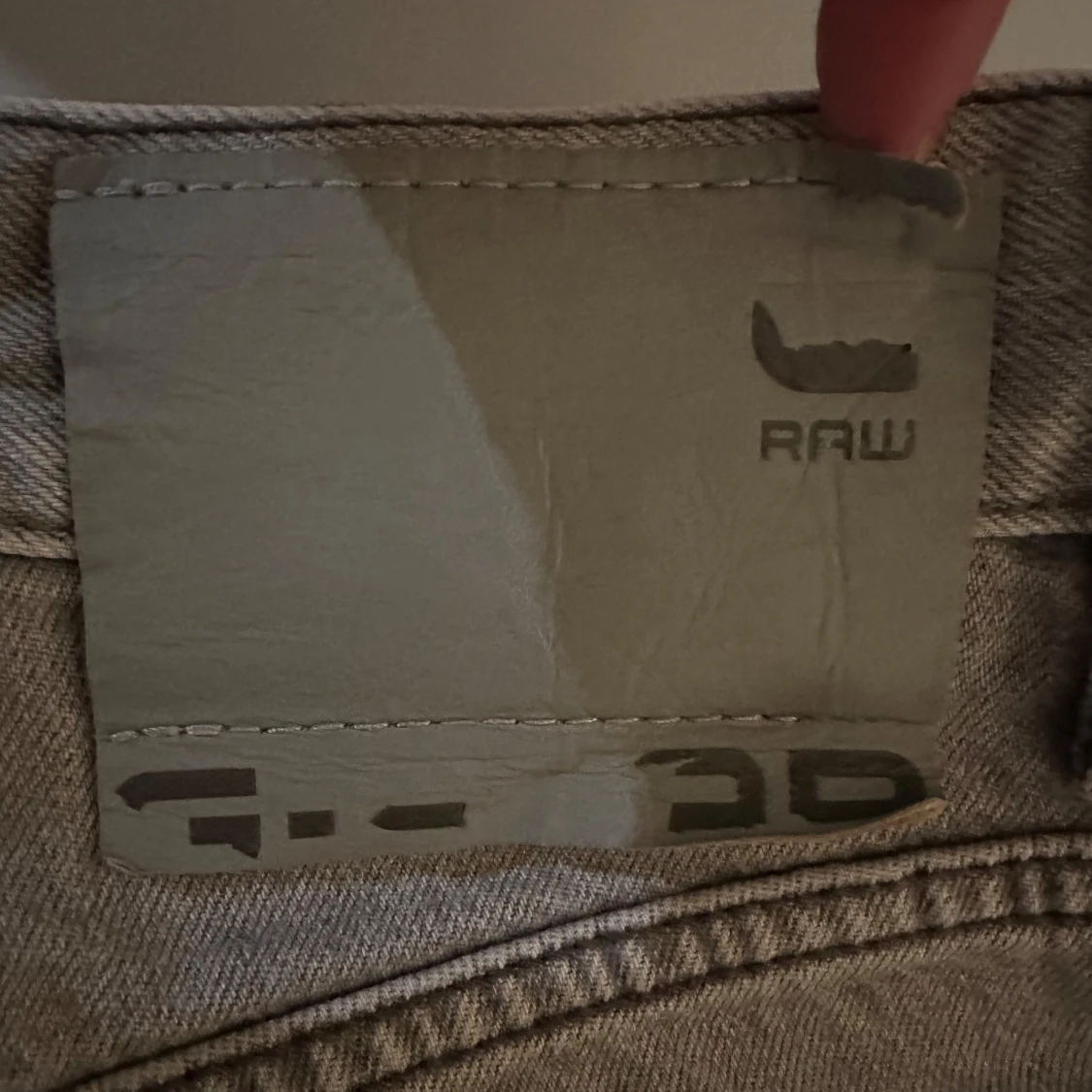 G-Star jeans modell Triple A Straight ljusgrå 28x32 - 4