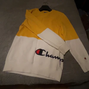 Champion tröja - Säljer denna tröja. Använd två gånger. Bra skick och storleken säger large men är i barnstorlek, vilket motsvarar XS. Kom DM för frågar!💯