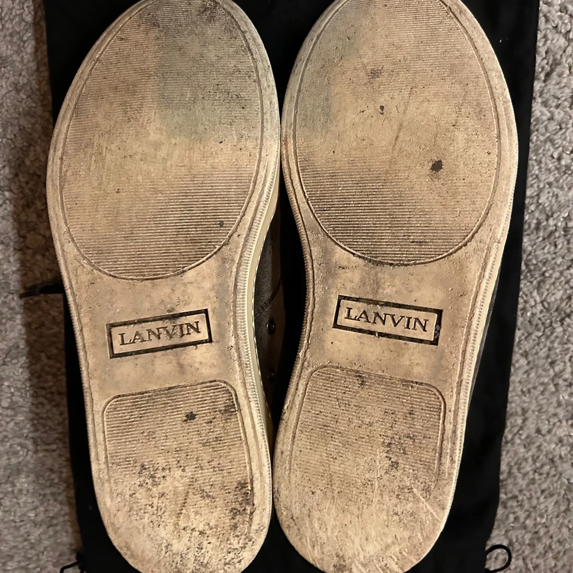 Grå sneakers från Lanvin - 1