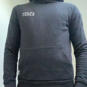 Svart hoodie från Frank Dandy - Säljer en stilren svart hoodie från Frank Dandy.  Den är väldigt slim i designen och skulle säga att den passar runt 160cm.