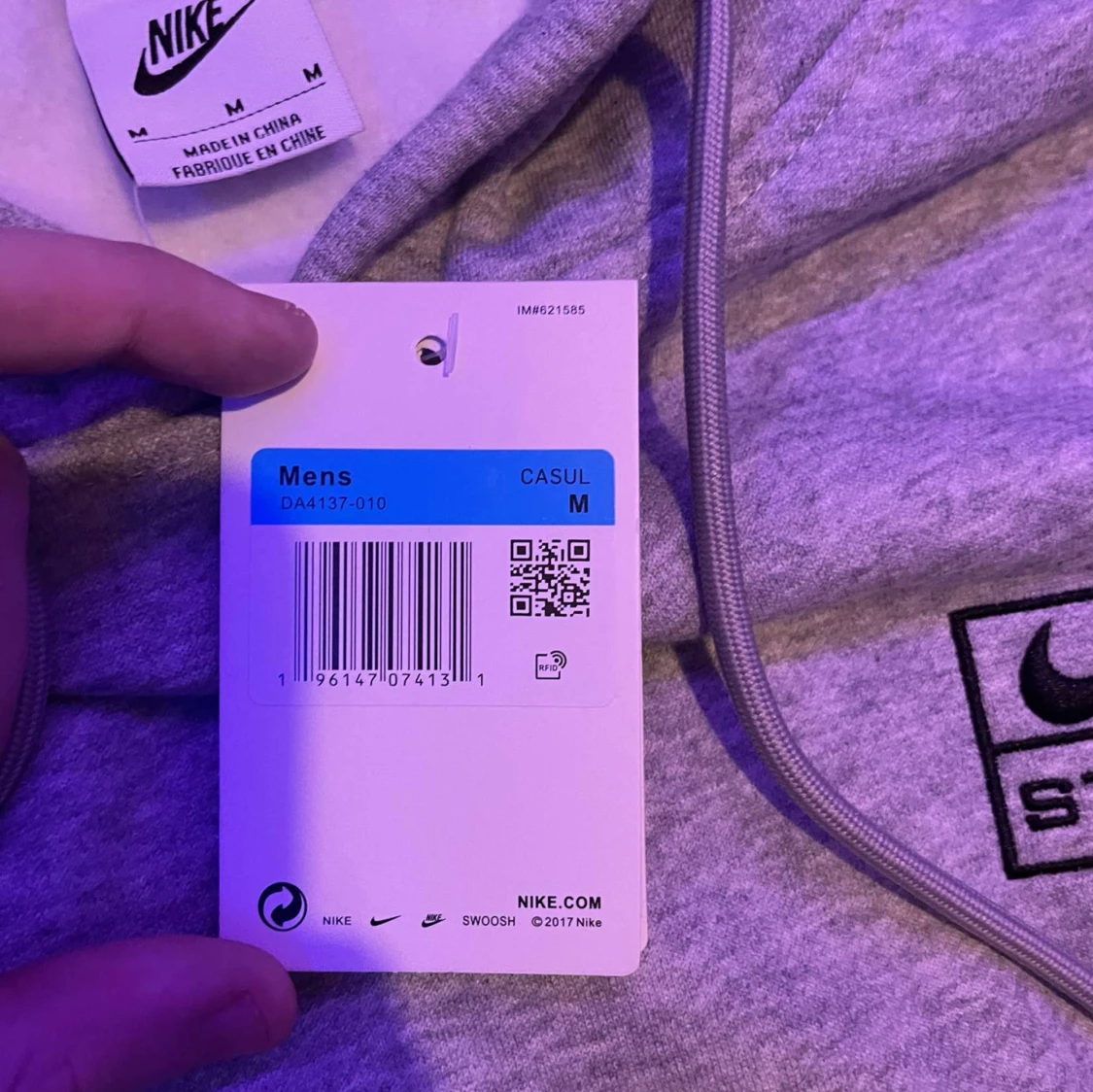 Stussy x Nike grå Hoodie - 3