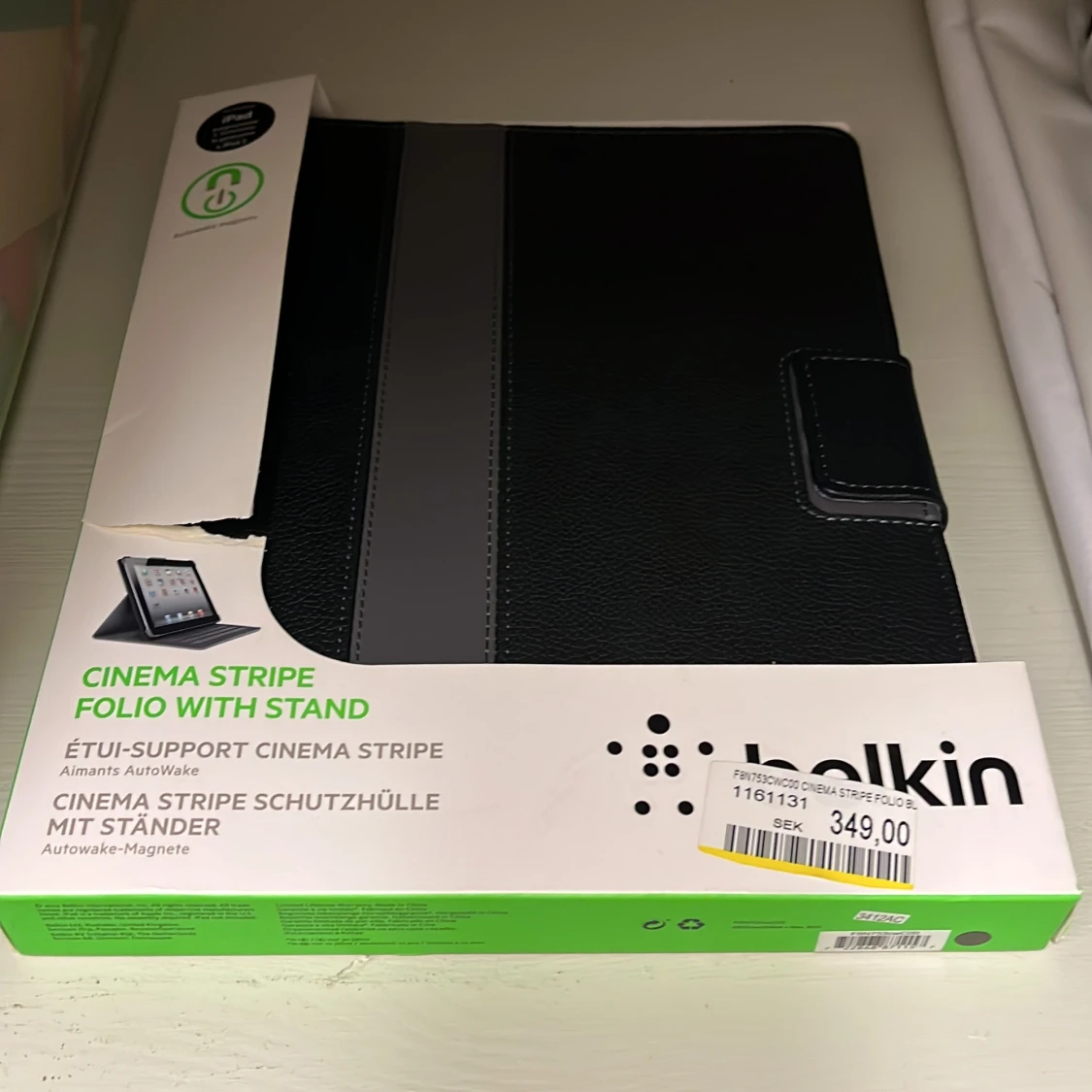 Svart och grå foliofodral från Belkin