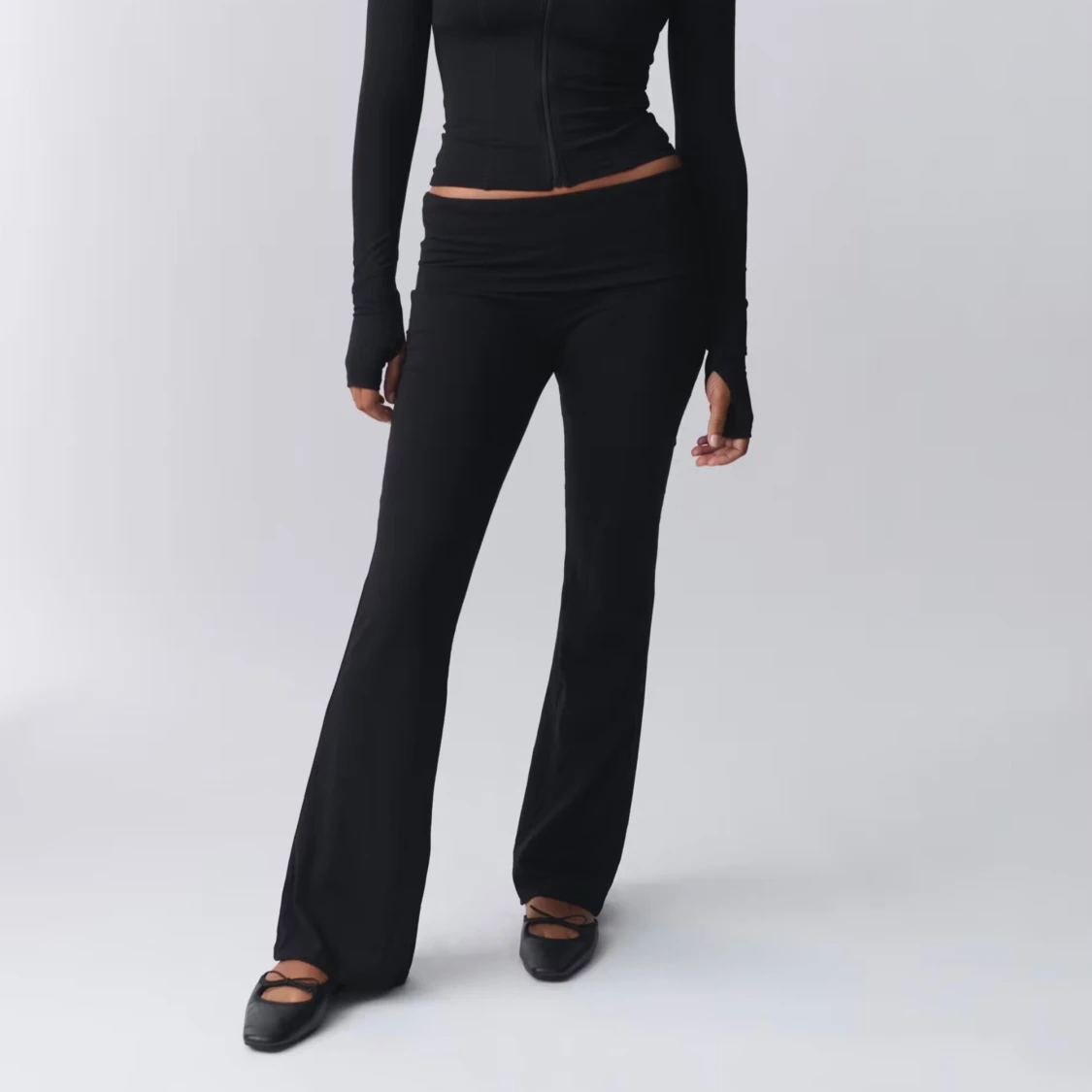 Svarta yogapants - 4