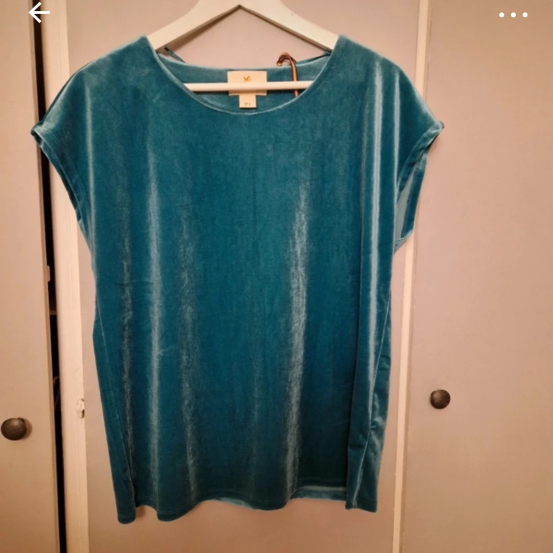 Blå sammetstopp - 90