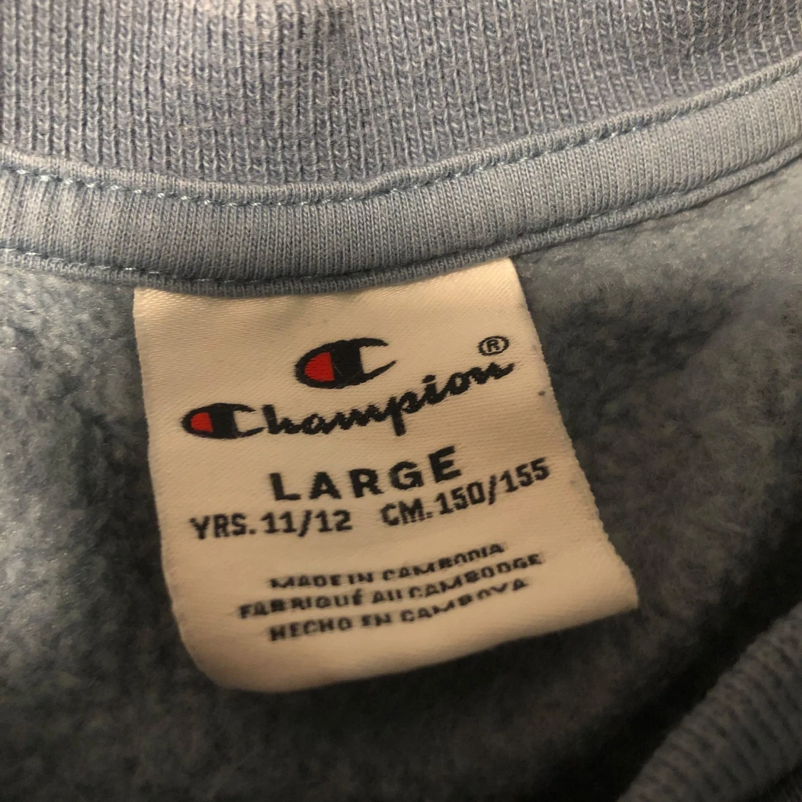 Blå sweatshirt från Champion - 90