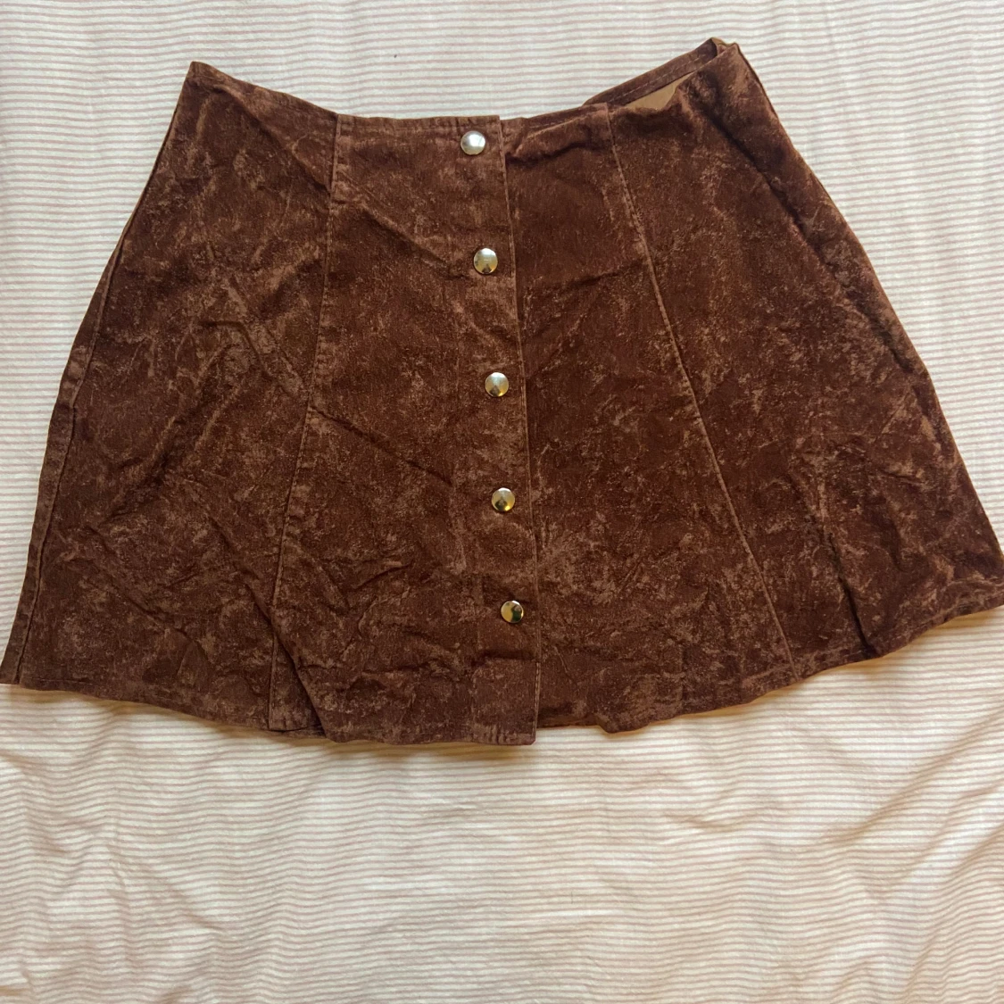 Vintage mocka kjol - 91