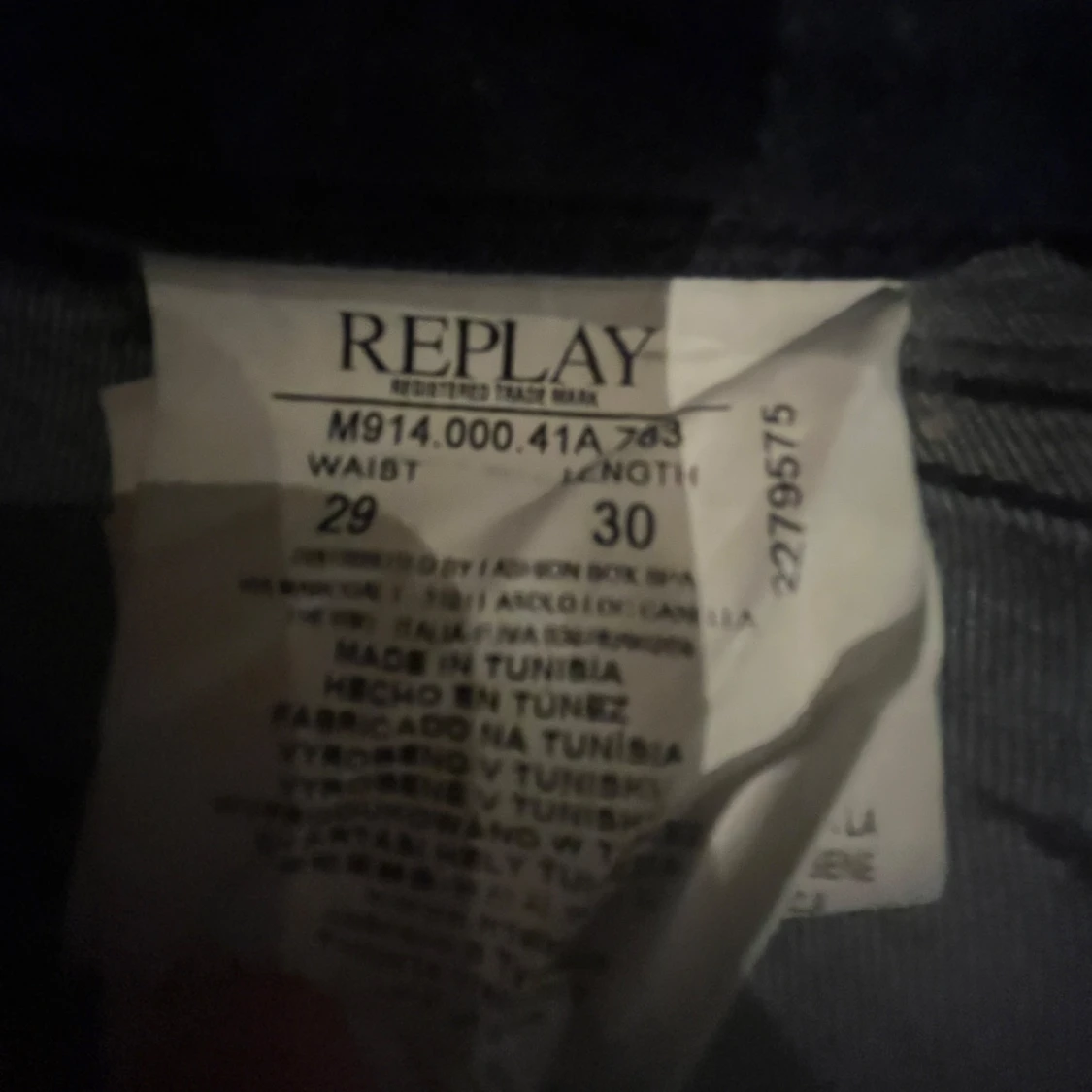 Mörkblå jeans från Replay - 93