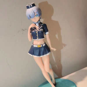 Re:Zero Rem Flight Attendant Figurine  - Figurine of Rem as a Flight Attendant. Comes with a stand but without box.