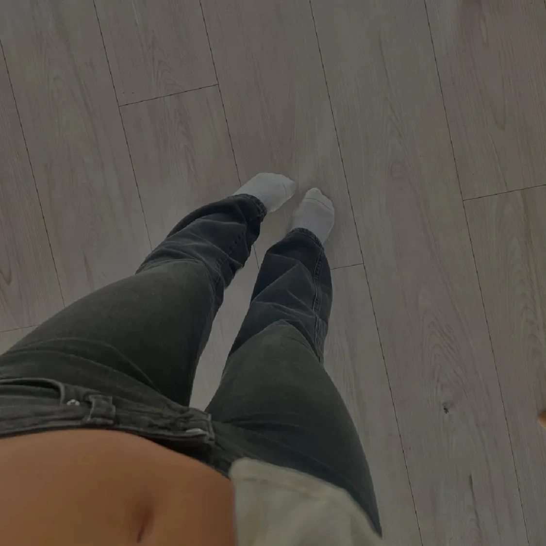 Black washed Y2K jeans - 93