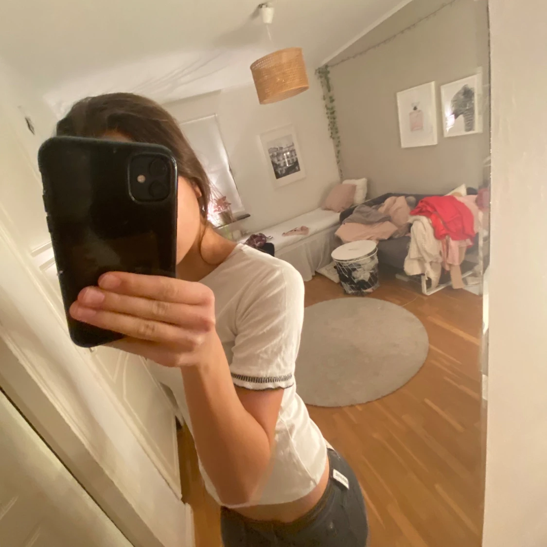 Vit kortärmad topp från Zara - 90