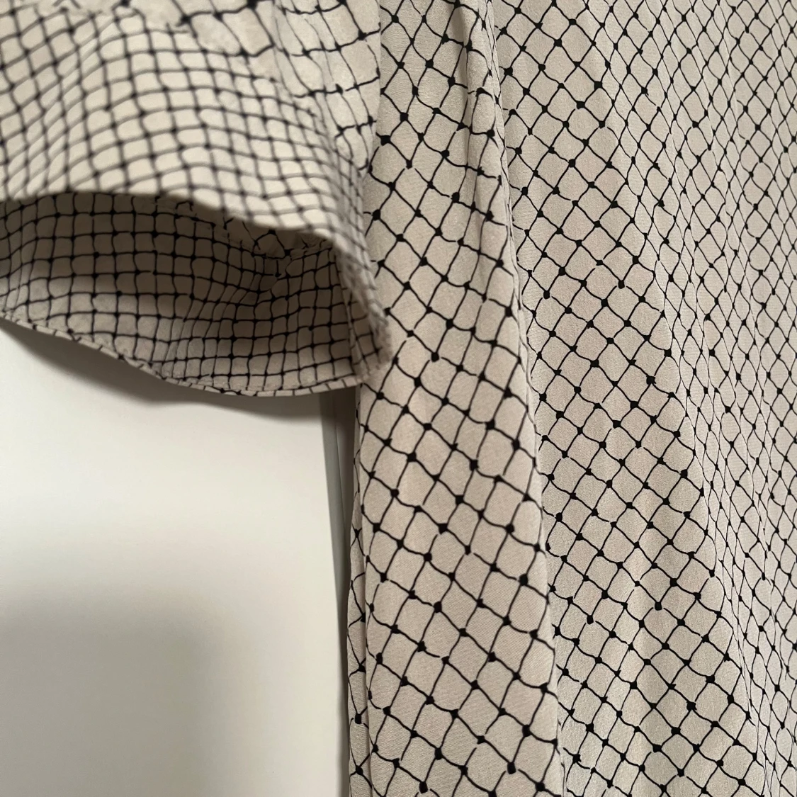 Custommade Beige klänning med rutigt mönster - 92