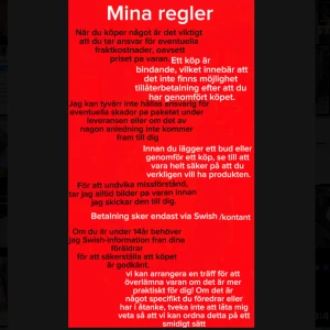 Mina regler - 👌🏽