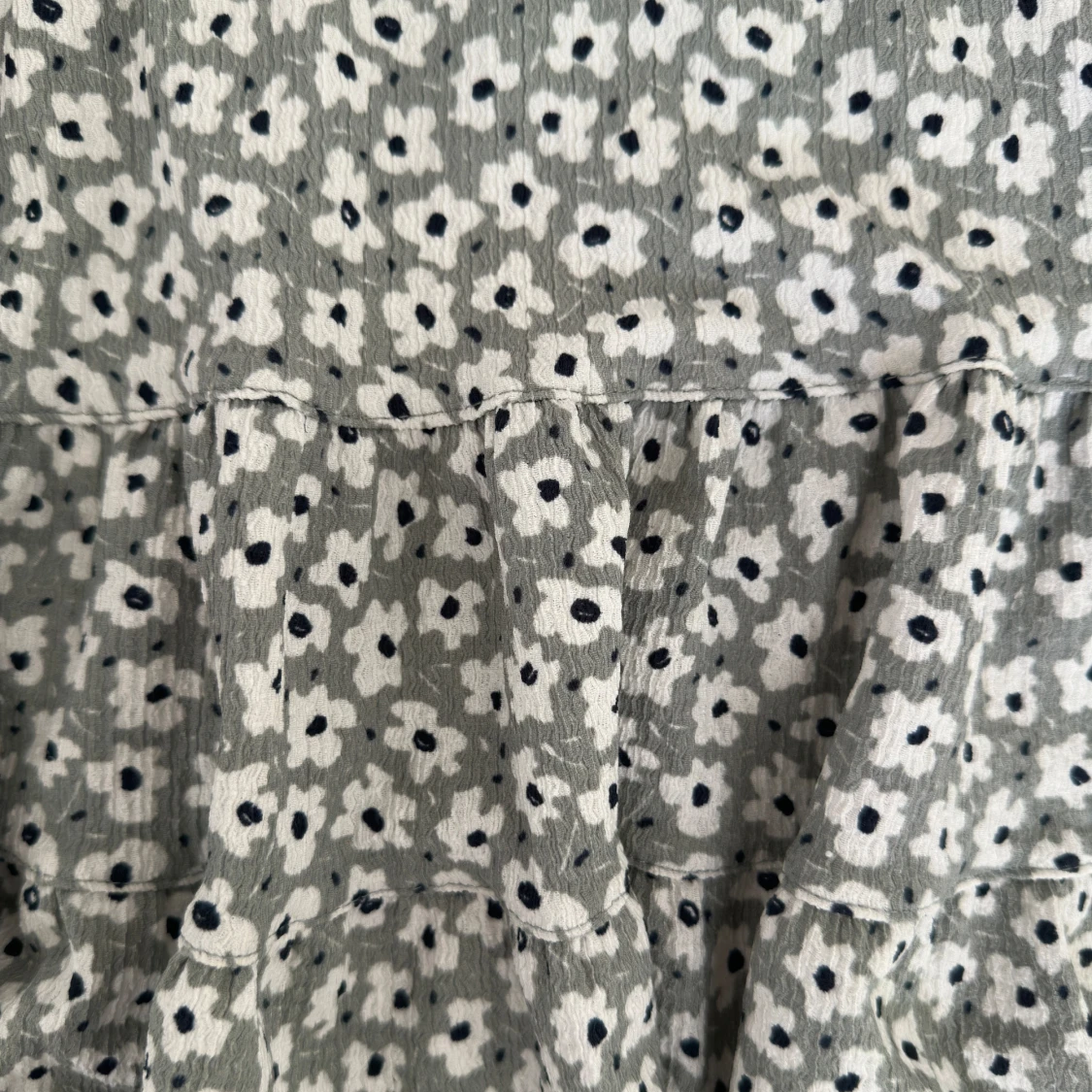 Grön blommig kjol🍸💝 xxs-xs - 90