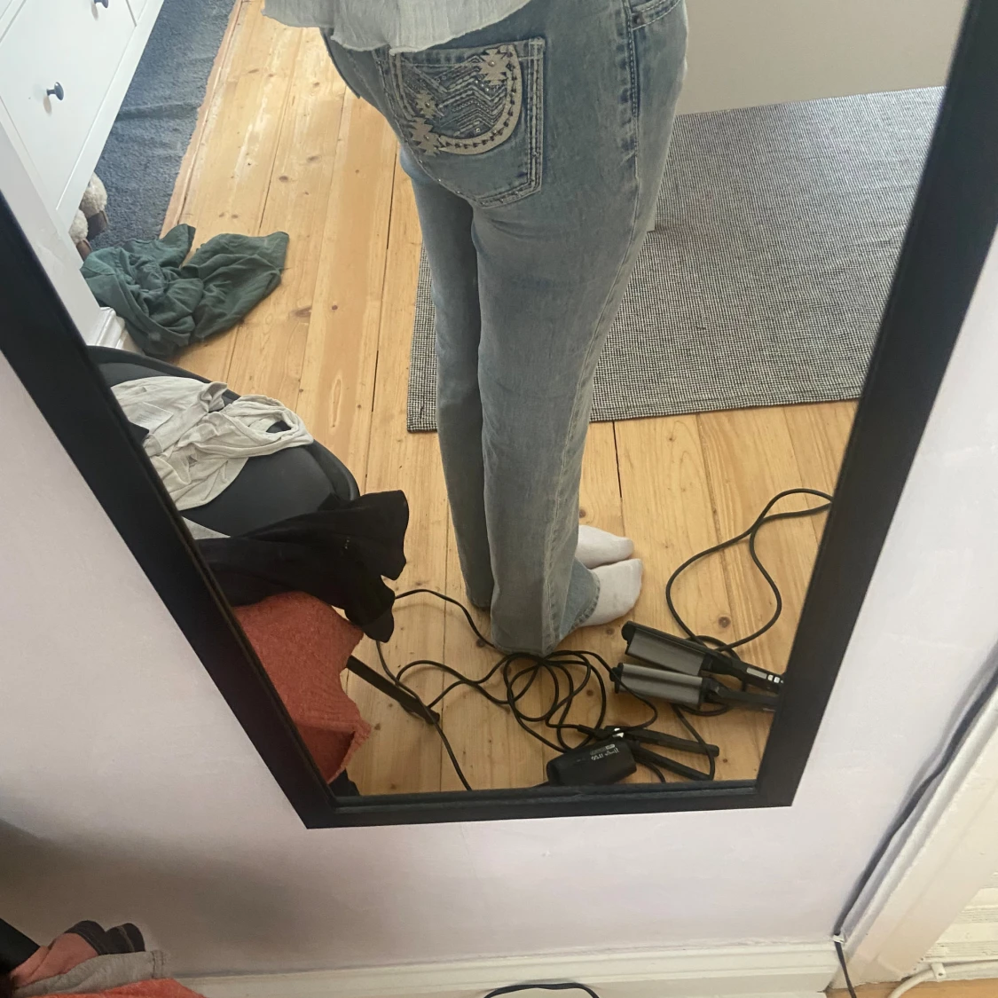 Lågmidjade jeans  - 90
