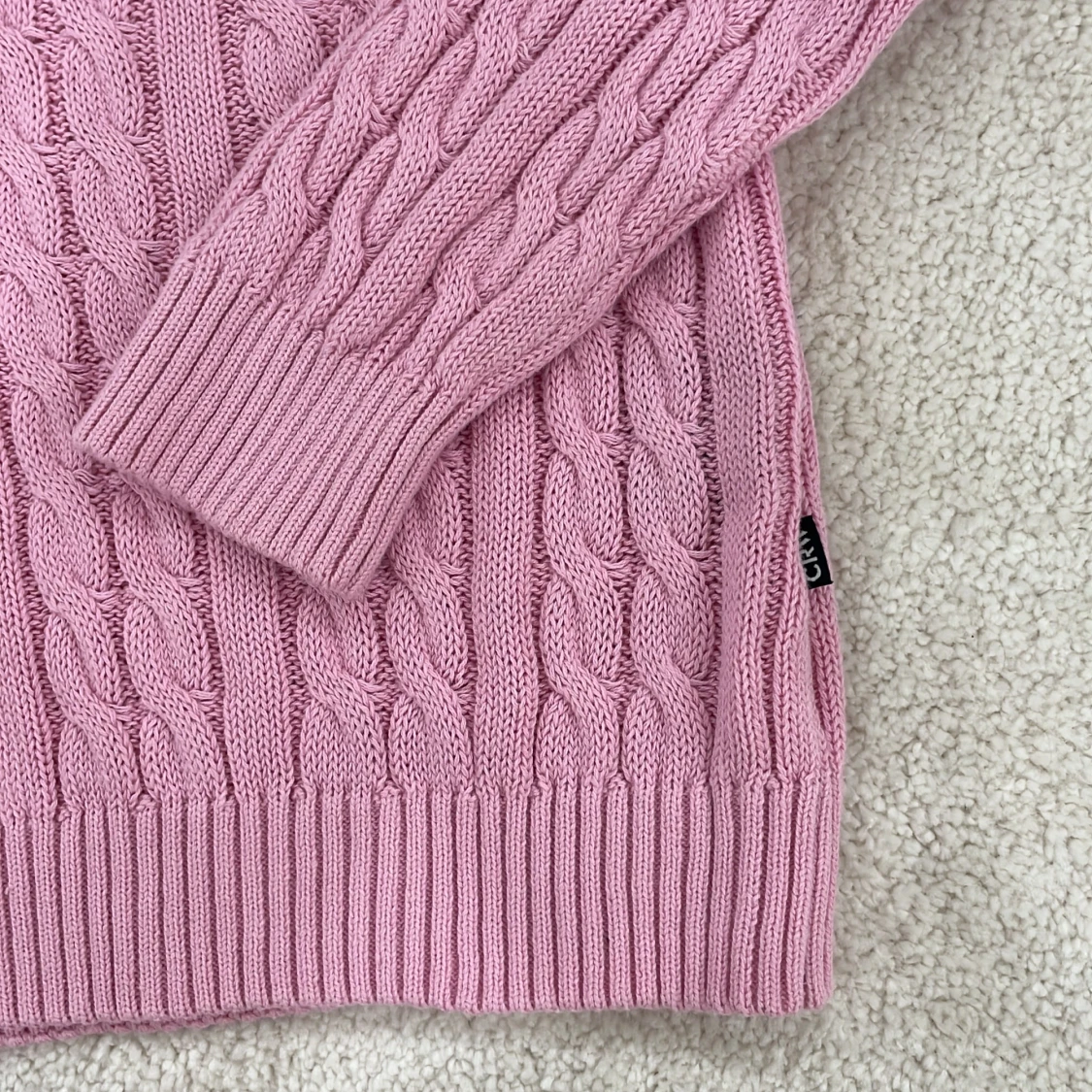 Rosa stickad tröja från CRW - 92