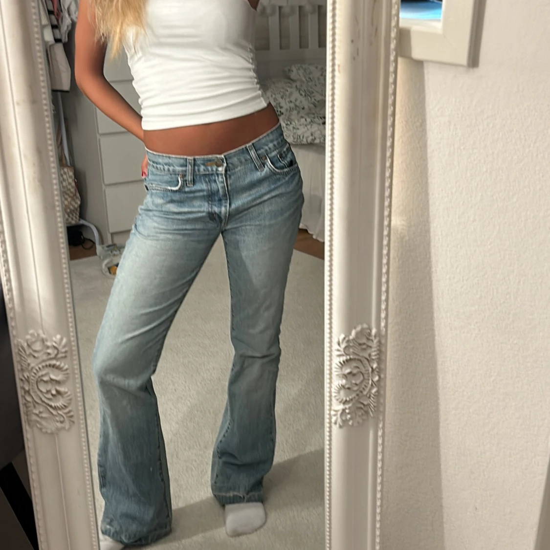 Lågmidjade jeans  - 91