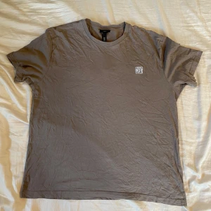 Brun t-shirt från H&M - Brun t-shirt från H&M i storlek XL men sitter som L. Tveka inte att höra av dig om du har frågor eller vill ha fler bilder!