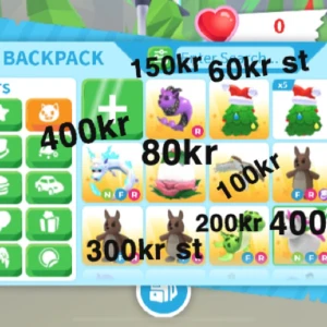 Virtuella husdjur till salu i spel - Säljer olika virtuella husdjur från ett spel. Priser varierar från 50kr till 400kr beroende på husdjur. Perfekt för spelentusiaster som vill utöka sin samling med unika och roliga karaktärer. Kontakta för mer information eller köp direkt!