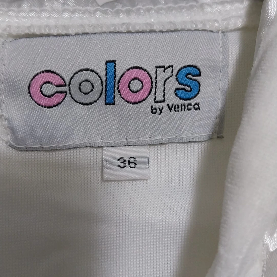 Vit mjukisbyxa och hoodie (pyjamas) från Colors by Venca - 4