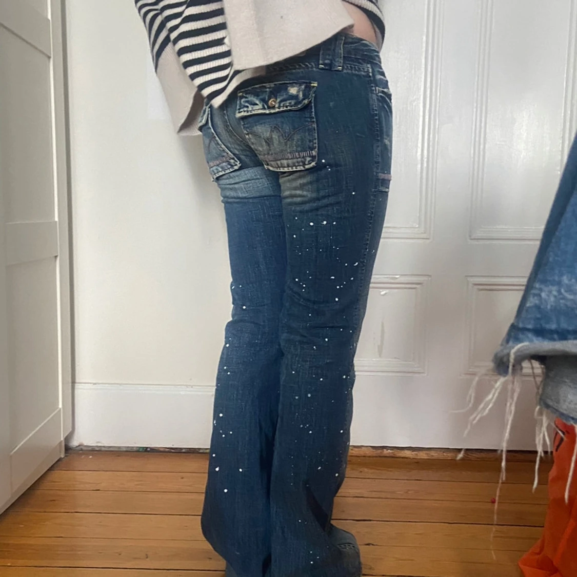Blå vintage jeans  - 2