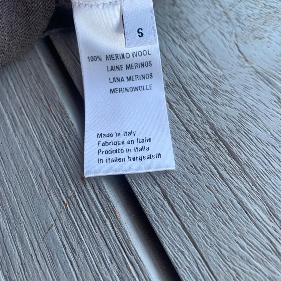 Brun merinoulltröja från La Chemise - 2