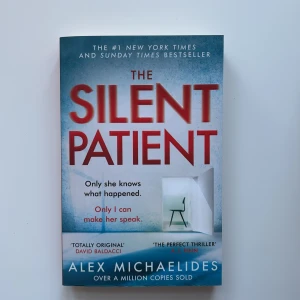 The Silent Patient - Säljer boken 'The Silent Patient' av Alex Michaelides. Boken är i nyskick och inte läst 💓