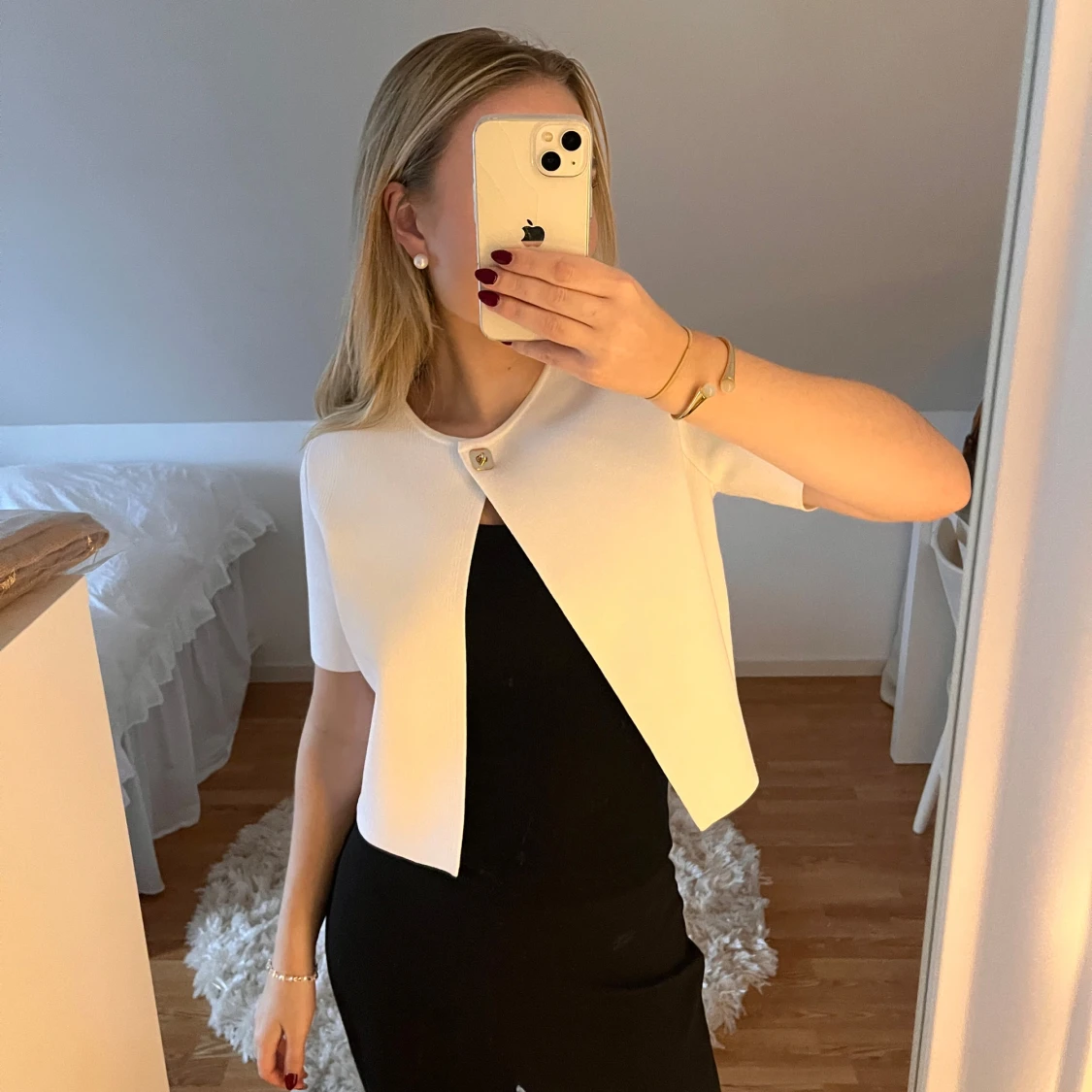 Vit elegant kofta - 90