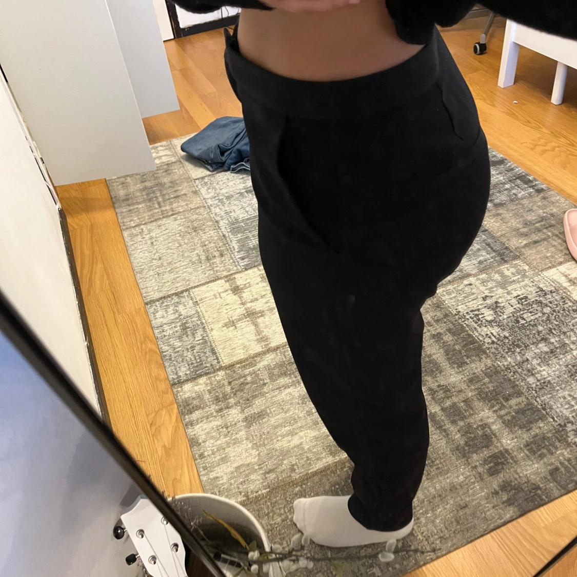 Svarta kostymbyxor - 90