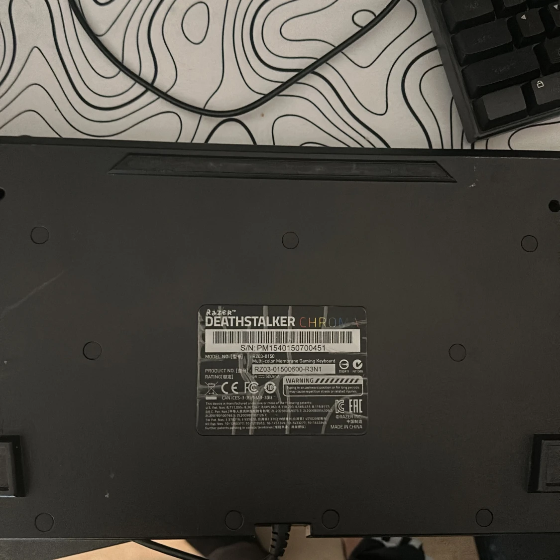 Razer DeathStalker Chroma tangentbord - 90