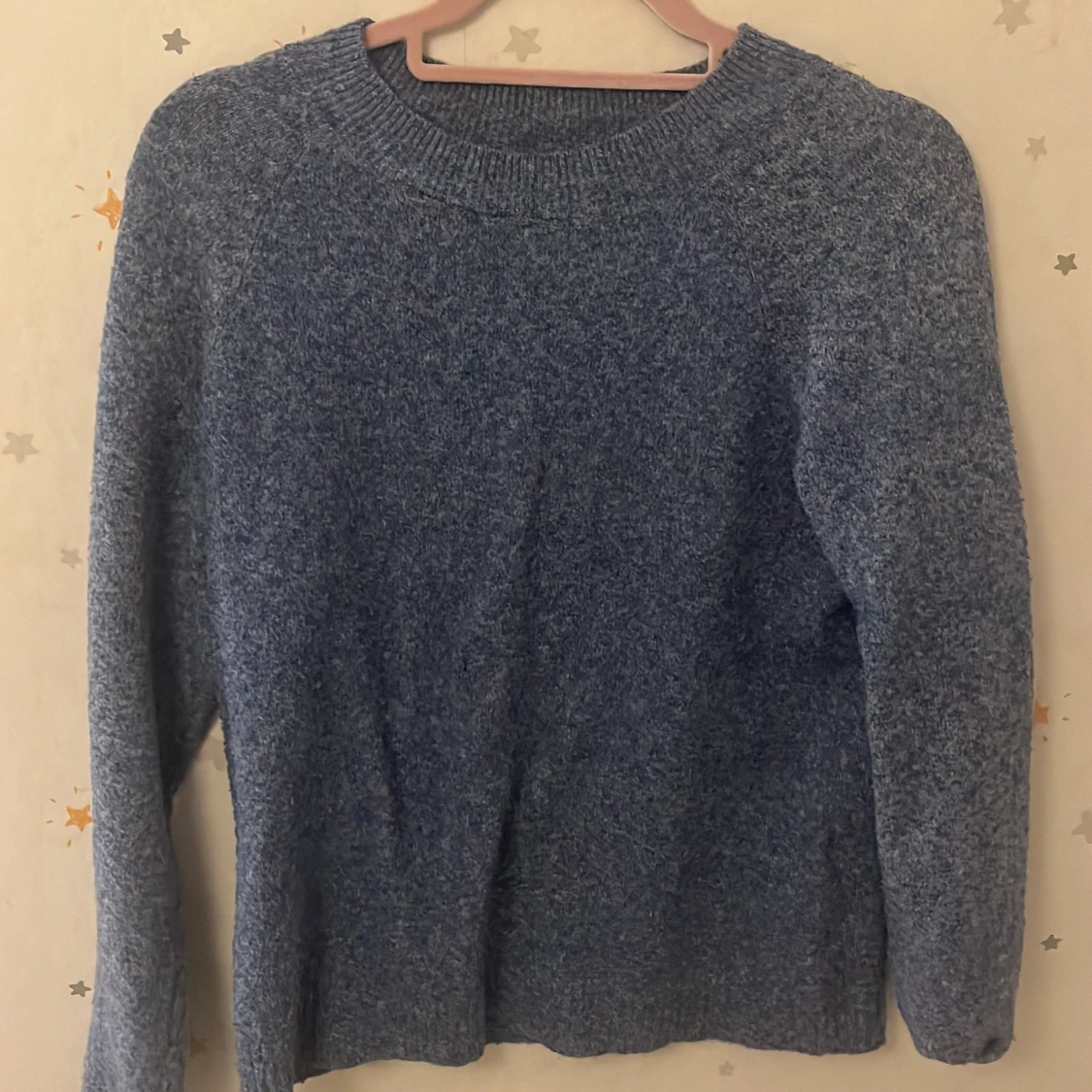 Blå stickad tröja från Vero Moda