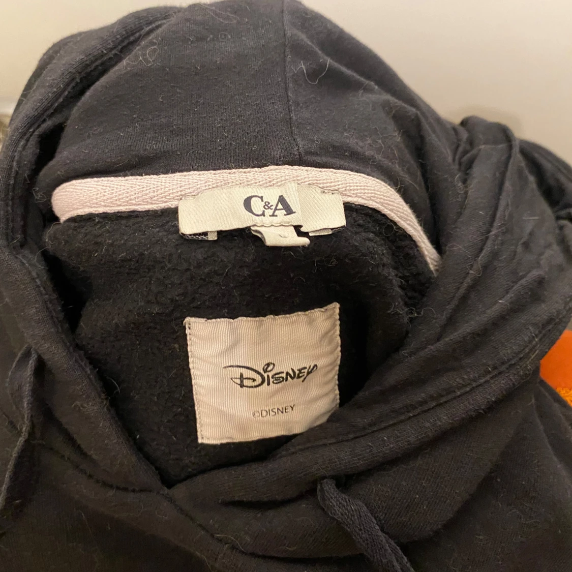 Svart Disney hoodie med Snövit-tryck - 91