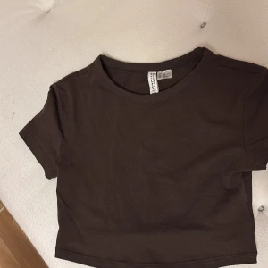 Brun T-shirt  - Aldrig använd men prislappen är tyvärr inte kvar. Köptes sommaren 2023 