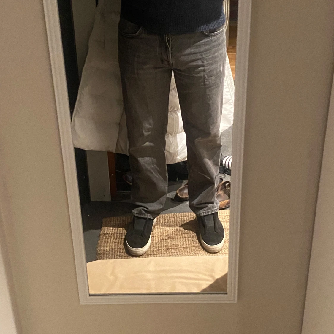 Gråa jeans från Zara