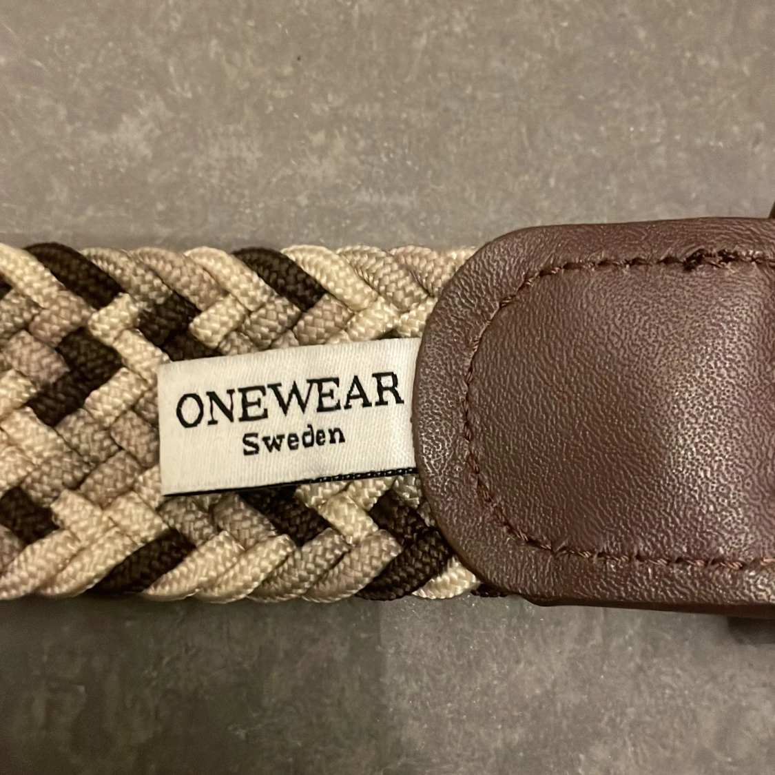 Oanvänt Flätat bälte från Onewear - 91