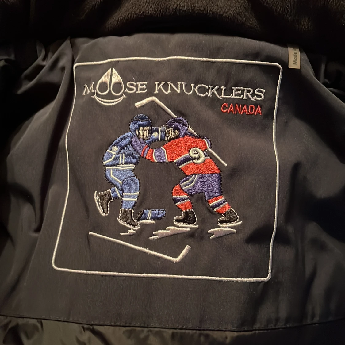 Svart pufferjacka från Moose Knucklers - 91