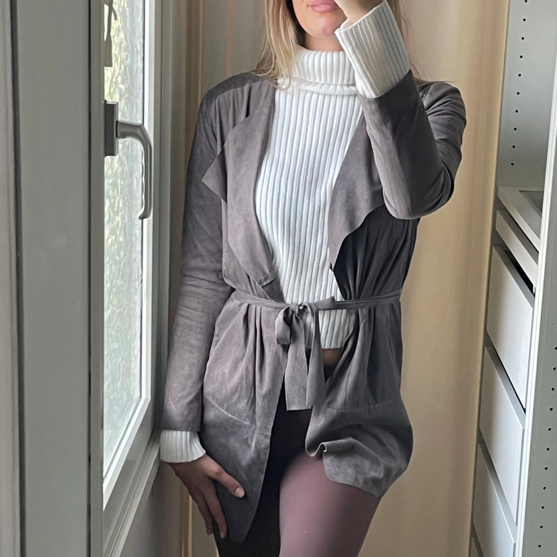Mocka trench coat kofta