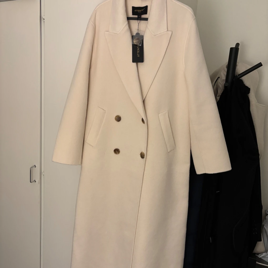 Vit lång kappa - 91