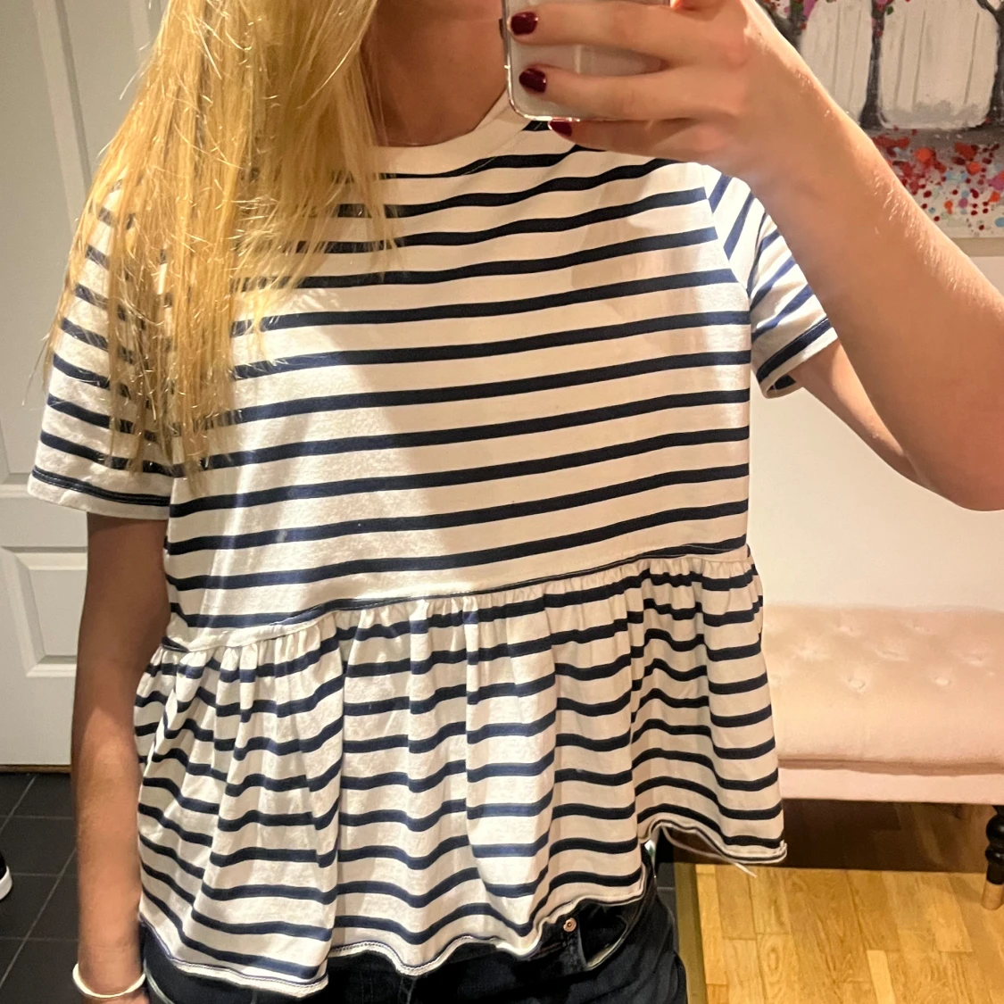 Randig topp från Zara